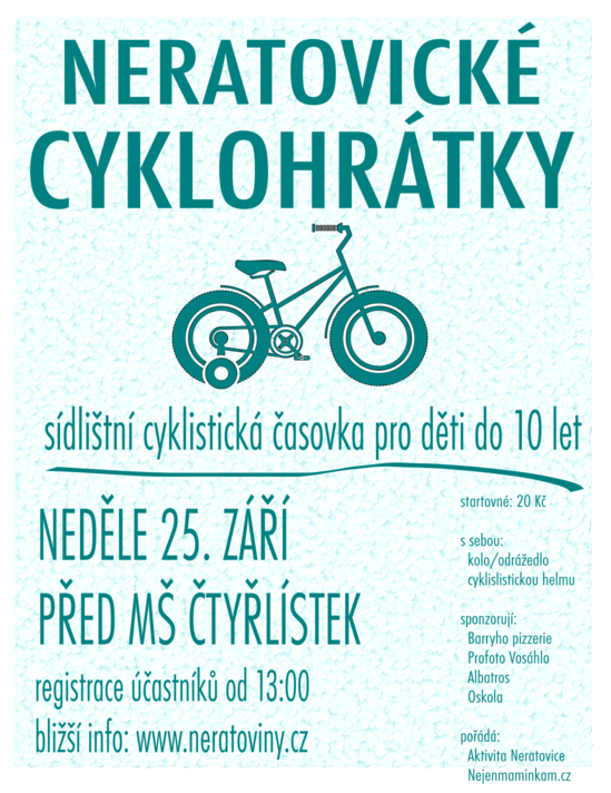 Neratovické cyklohrátky 2016