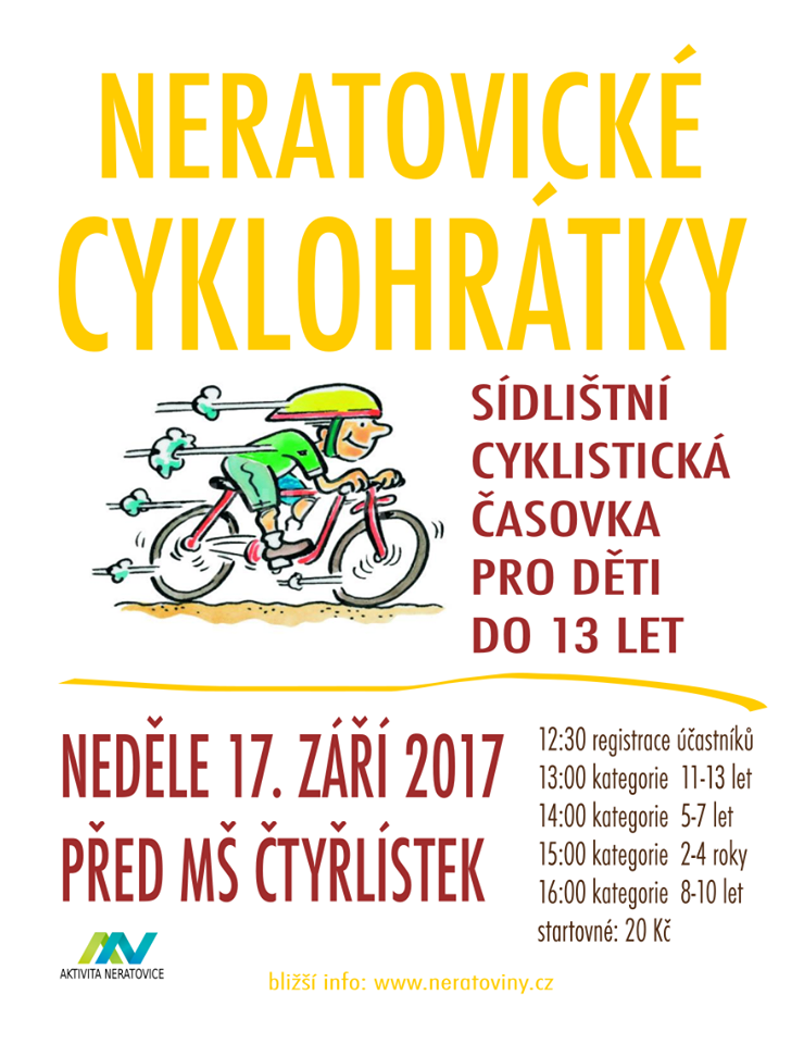 Neratovické cyklohrátky 2017